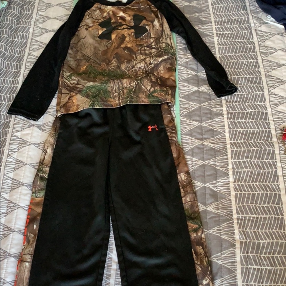 Under armor camo drifit fall outfit